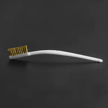 1/2/3шт Накрайник за четка за зъби от медна тел, аксесоари за 3D-принтер, инструмент за почистване, медна дръжка за четки, екструдер На 3 CR10 MK8 E3D