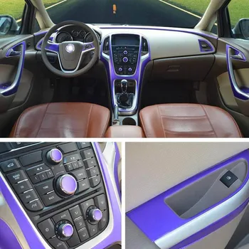 Автомобил-Стайлинг 3D5D карбон в Интериора на Автомобила, Централна Конзола Промяна на Цвета на Леярство Стикер Стикери За Buick Excelle GT XT 2010-2014