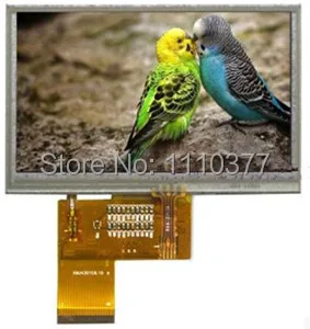5,0-инчов 40-пинов TFT LCD екран 8257 автомобил с IC 480 (RGB) * 272 интерфейс RGB (без допир панел)