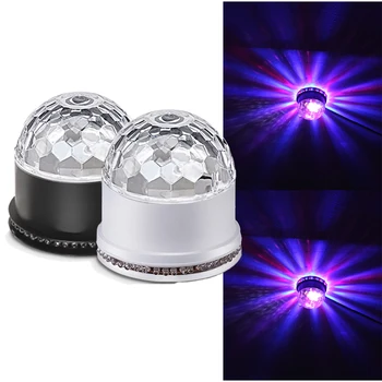 15 Вата 6 led RGB Премия за управление на звука живописна светлина RGB led лампа с магически хрустальным топка, лампа за дискотеки, лазерен, лампа за сватбени партита