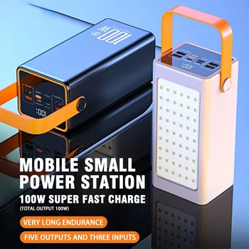 2023 Бестселър Power Bank 200 ма Висок Капацитет 66 W FastCharger за iPhone Лаптоп Batterie обратно външни въоръжение Led Лампа за Къмпинг