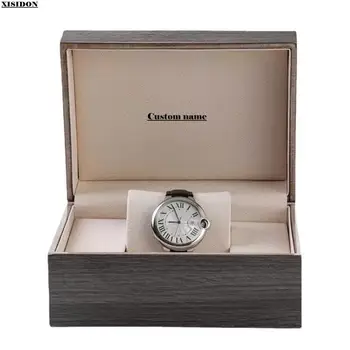 Изработена по поръчка Кутия за часовници Висококачествени Опаковки От Масивна Дървесина Гривна часовник Кутия За Съхранение на Бижута Подарък Кутия Едро за Продажба на Едро Дропшиппинг
