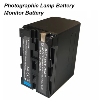 1бр NP-F970 NPF-960 Фотографска Лампа Батерия 7800 mah За NP F970 F960 led Видеомонитор Batteria Батерия за Фотография