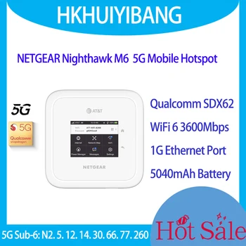 Отключени рутер мобилна точка за достъп Netgear Робот M6 MR6110 5G WiFi 6 с 5G Sub-6 обхват и 4G LTE CAT19 3600 Mbit/1G Ethernet порт
