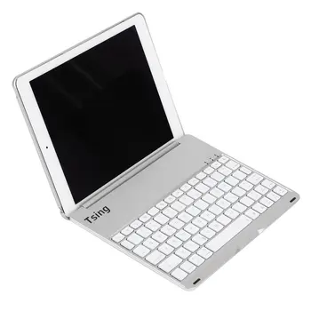 Калъф за iPad air2 Преносима клавиатура с безжична клавиатура малошумящие клавиши, ултра тънък калъф за iPad Air2 за air 2 калъф за iPad
