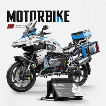 Технически характеристики 2369 бр. градски коли 1250GS модел на мотоциклет градивните елементи на MOC Мотоциклет Тухли, играчки, Подаръци за деца и възрастни