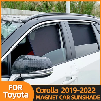 За Toyota Axio 2019-2023 сенника на задната страна прозорец, авто козирка, магнитно предното челно стъкло, автомобили, телени мрежи, аксесоари за пердета