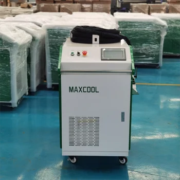 MaxCool Оптични лазерни пречистване на мощност 1 kw, 2 kw, 3 кВт за почистване от ръжда, машина за нанасяне на покрития