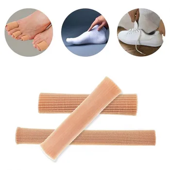 Висококачествен текстилен калъф, възли гел капачки за пръстите на краката в рубчик, защитно покритие, муфи, тръби за облекчаване на болката, защитни средства за грижа за краката
