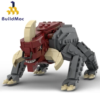 BuildMoc Космически Войни Вонящ Носорог Acklay Чудовище Набор От Градивни Блокове Арена На Звяра Ракообразни Тухли Играчки За Деца, Подарък За Дете