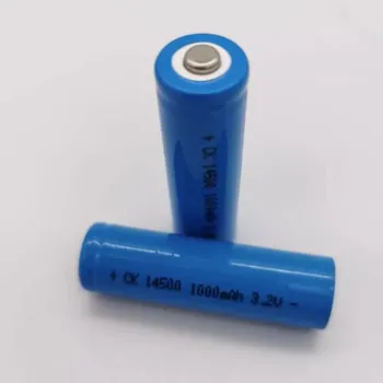2 бр./лот, литиево-йонна батерия LiFePO4 3.2 В 1000 mah, размер 14 500 АА, за самобръсначки