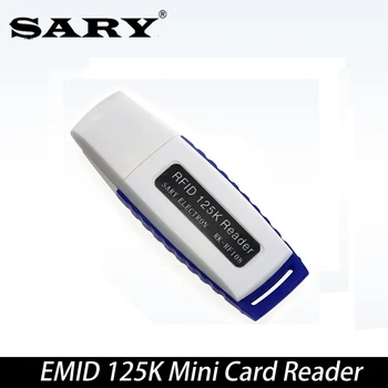 Четец на мини-тагове, RFID 125K USB Mini Card Reader Устройство за четене на номера на карти, EM4100