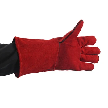 Трайни заваръчни ръкавици, ръкавици за заварчик, 1 чифт 35*15 см., топлоустойчиви-за мъже и жени, за подмяна дома
