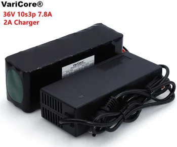 Акумулаторна батерия VariCore 36V 7.8 Ah 10S3P 18650, модифицирани Мотори, електрически автомобил 36V със защитата на печатна платка + зарядно устройство 2A
