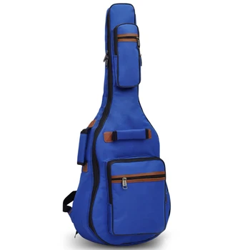 36-инчовата чанта за китара, чанта за аксесоари за струнни инструменти, 34-инчов черна синя чанта за китара, пътна чанта за китара, калъф за концерта