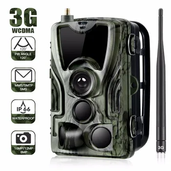3G MMS Trail камера 0,3 s Триггерная ловна камера 940nm IR LED фотоловушки 16mp 1080p HD нощно виждане скаут помещение за животни HC-801G