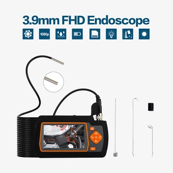 3,9 мм /5.5 мм промишлени ендоскопи 1080P с 4.3 