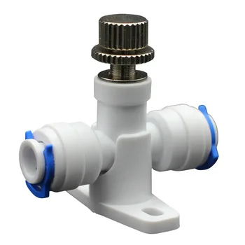 2 елемента Клапан за регулиране на дебита на 1/4, мембрана обратна осмоза за пречистване на вода, отпадъчни води, от контролния клапан на регулатора