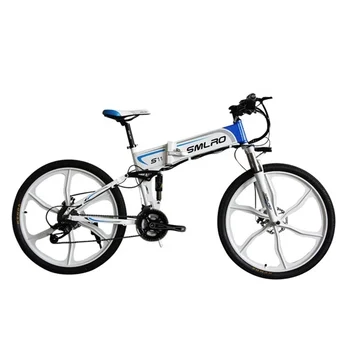 Smlro S11 48 350 W мотор 10Ah Електрически велосипед МТВ 26 инча дебела гума 21 скорост на сгъване градски велосипед Ebike