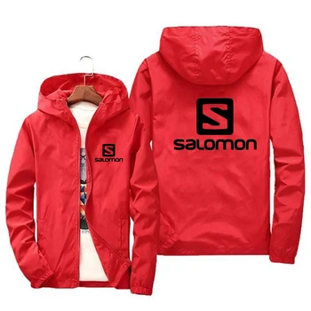 Solomon, пролет-есен нова мъжки бизнес яке, ежедневни мъжки бейзболна яке, модни градинска ветрозащитная висококачествено мъжко яке Ba