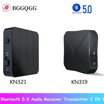 BGGQGG Bluetooth 5,0 4,2 Приемник и Предавател на Аудио Музика Стерео Безжичен Адаптер RCA и 3.5 ММ Жак, AUX За Динамиката на Телевизора Автомобилни КОМПЮТРИ
