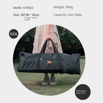 Водоустойчива чанта за съхранение на походного оборудване Голяма туристическа палатка Сгъваема маса, стол, чанта за съхранение Раница за съхранение
