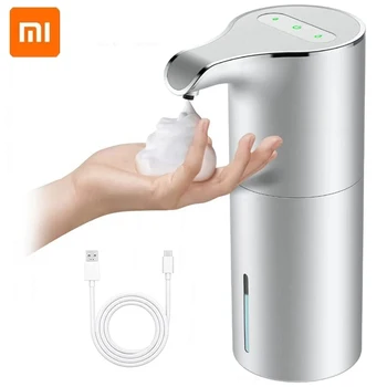 Опаковка сапун Xiaomi Автоматично безконтактно USB акумулаторна батерия електрически захранващи сапун с пяна, регулируема водоустойчив 450 мл