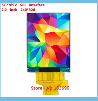 IPS 2,0 инча 12PIN HD TFT LCD, заваряване на цял екран чип ST7789V 240 (RGB) * 320 MCU 51 интерфейс STM32