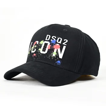 DSQ2 Маркови бейзболни шапки с високо качество принтом писмо икони, памучен мъжки дамски шапка, шапка, за баща, ежедневно шапка в стил хип-хоп, бейзболни шапки възстановяване на предишното положение