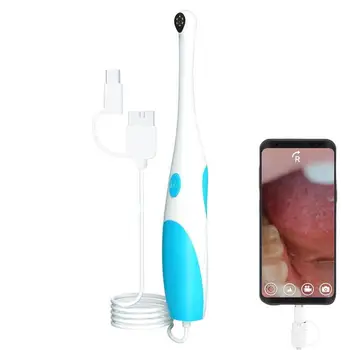 IOS телефон HD 3 In1 Безжичен ендоскоп за устната кухина, Камера за разглеждане на зъбите Инструмент на зъболекар с 6 led лампи за наблюдение