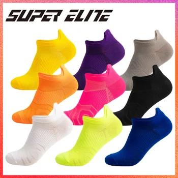 Бързо съхнещи баскетболни спортни чорапи за мъже, дишащи чорапи до глезена, спортни чорапи, без пот и чорапи за маратон, баскетбол, йога, джогинг