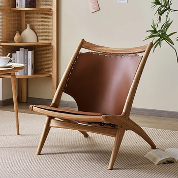 Стол за дневна със сгъваща се облегалка, луксозни дизайнерски столове за дневна Relax Single, минималистичен начало декор за възрастни Mobili Per La Casa