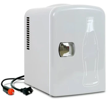 Мини-хладилник кока-кола обем 6 кутии, преносими и мини хладилник обем 4 л, компактен хладилник за пътуване