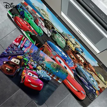 Подложка за пода на Disney Cars, подложка за пода, нескользящий подложка за пране, декор за пералня, балкон, детска и хол, Alfombra