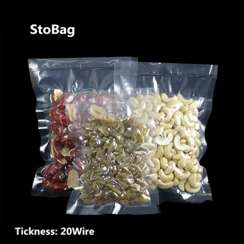 StoBag 20wire 10 бр. Голяма вакуумна опаковка, вакуум мерки и теглилки, запайка мезета, сушени плодове, херметически затворени пакети, кухненски пакети за довършване на хранителни продукти