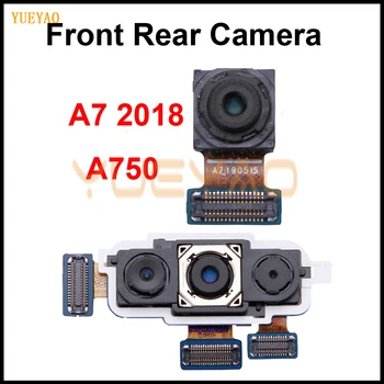 На задната Камера За Samsung Galaxy A7 2018 A750 A750F Голям Малък Модул Камера за Заден Гъвкав Кабел Предна Камера Гъвкав Кабел