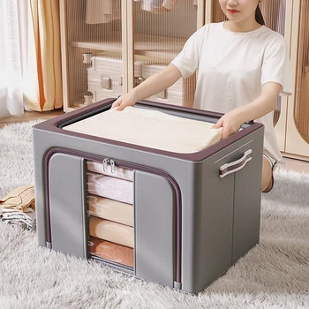 Сгъваема кутия за багаж от плащаницата, влагоустойчив, отговарят на високи контейнер за дрехи, практични, видими органайзер за домакински електроуреди