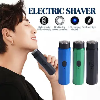 Мини-самобръсначка за мъже, преносима електрическа самобръсначка, нож за оформяне на брада, USB зареждане, мъжки самобръсначки, бръснач за лицето, тялото, машина за бръснене