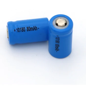 3,7 В 10180 Перезаряжаемое зарядно устройство литиево-йонна батерия 80 ма 100 ма от 150 ма за мини UC02 led фенерче и говорител