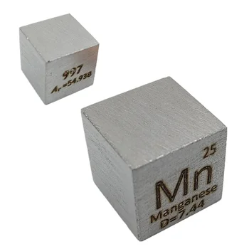 Куб плътност 99,7% марганцевого метал Mn 10x10x10 мм