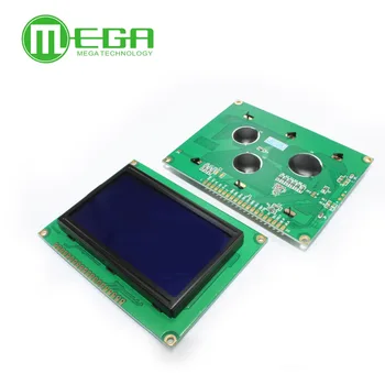 12864 128x64 точки Графичен жълт зелен/син цвят с подсветка LCD дисплей Модул на дисплея ST7920 паралелен порт за arduino Сам Kit