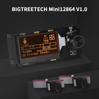 BIGTREETECH Mini 12864 V1.0 LCD дисплей Mini12864 Екран 3D Принтер резервни Части за SKR V1.4 V1.3 SKR PRO MKS ГЕНЕРАЛ VS 3D принтер