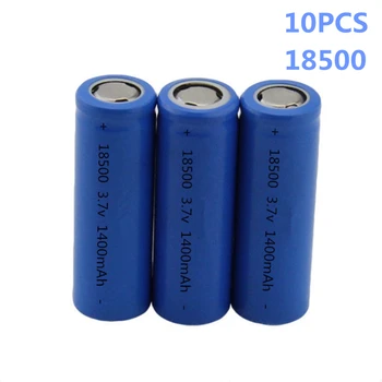 10 бр./лот SHSEJA 3,7 В 18500 1400 mah акумулаторна литиева батерия от 3.7 По силна светлина от фенерче антисветовая специална литиева батерия