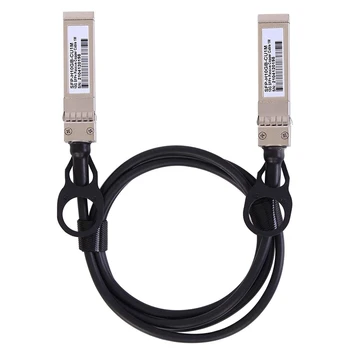 Кабел SFP 10X10G + twinax адаптор, мед (КПР) с пряка връзка, пасивен кабел SFP 10GBASE SFP за SFP-H10GB-CU1M, Ubiquiti, D-Link (1 М)