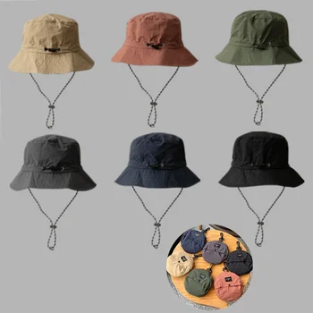 Солнцезащитная риболовна шапка, летни непромокаеми шапки за къмпинг, туризъм, солнцезащитная шапка, катерене шапки, мъжки панама