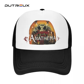 Anathema Ежедневни однотонная окото бейзболна шапка с метална лента, регулируеми шапки-шапки за жени, мъжки шапки за баща-шофьор на камион