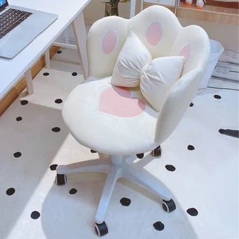 Луксозен компютърен офис стол с въртяща се на 360 °, спалня в хотел, офис стол в скандинавски стил, маса с парапети, дизайнерски мебели Sandalye WZ50OC