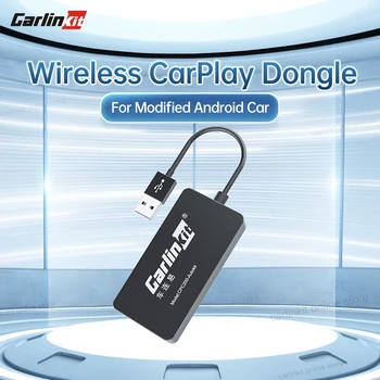 CarlinKit USB Android Auto Безжична Автомобилен Ключ Аксесоари Навигация Плейър Smart MirrorLink За Ремонт на операционната система Android IOS14