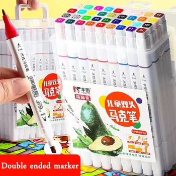 12/18/24/36/48 цветове, набор от маркери химикалки, маркери, маркер за манга, корейски, канцеларски материали, ученически пособия за рисуване за художника
