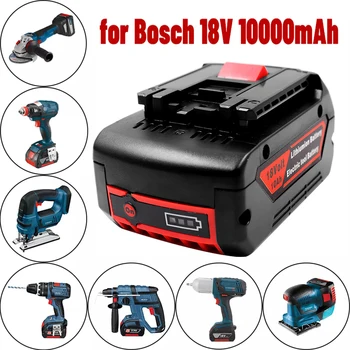 Нов Bosch 18V 10Ah Акумулаторна Литиева Батерия, за Бормашини BAT610G BAT618 BAT620 BAT622 Сменяеми Литиево-йонна Батерия